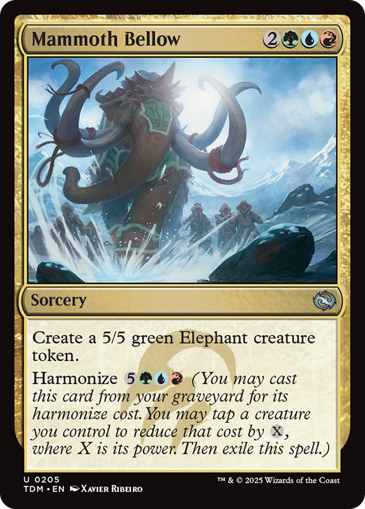 Magic: The Gathering - Mammoth Bellow - Tarkir: Dragonstorm