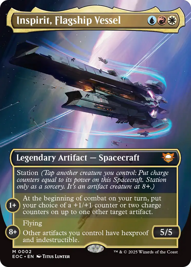 Magic: The Gathering - Inspirit, Flagship Vessel Foil - Edge of Eternities Commander