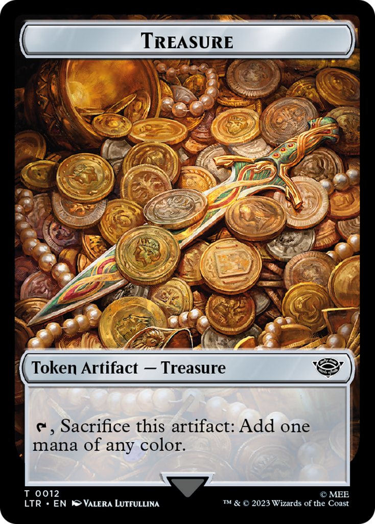 Magic: The Gathering - Treasure Token - Tales of Middle-earth Tokens