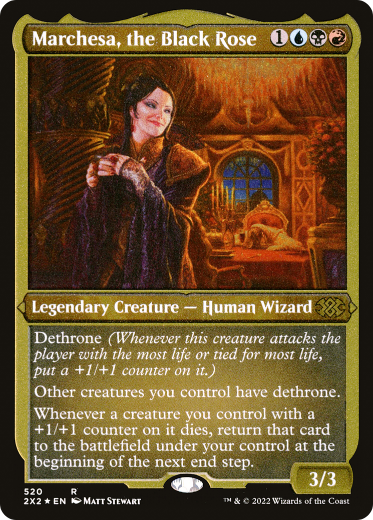 Magic: The Gathering - Marchesa, the Black Rose Foil - Double Masters 2022