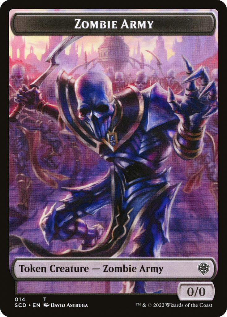 Magic: The Gathering - Zombie Army Token - Starter Commander Deck Tokens
