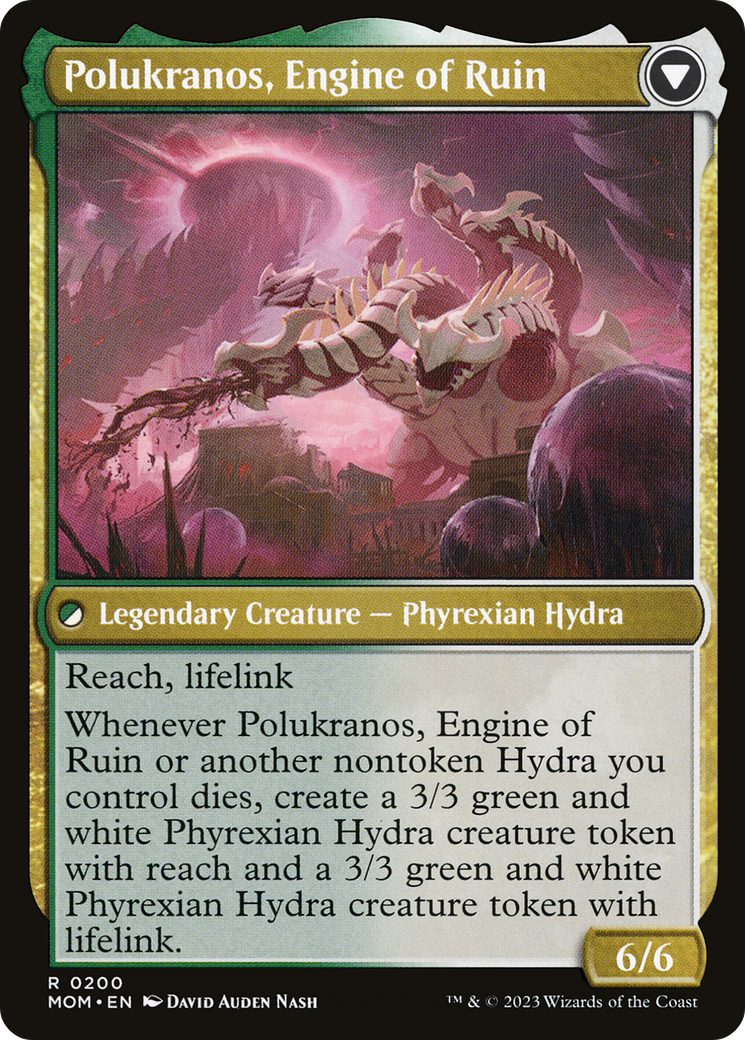 Magic: The Gathering - Polukranos Reborn // Polukranos, Engine of Ruin Foil - March of the Machine