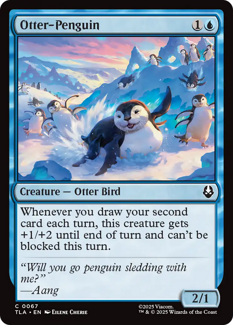 Magic: The Gathering - Otter-Penguin Foil - Avatar: The Last Airbender