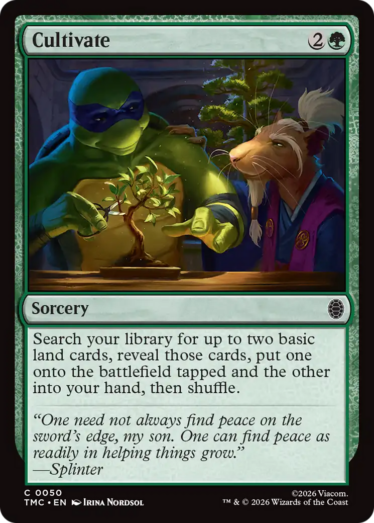 Magic: The Gathering - Cultivate - Teenage Mutant Ninja Turtles Eternal