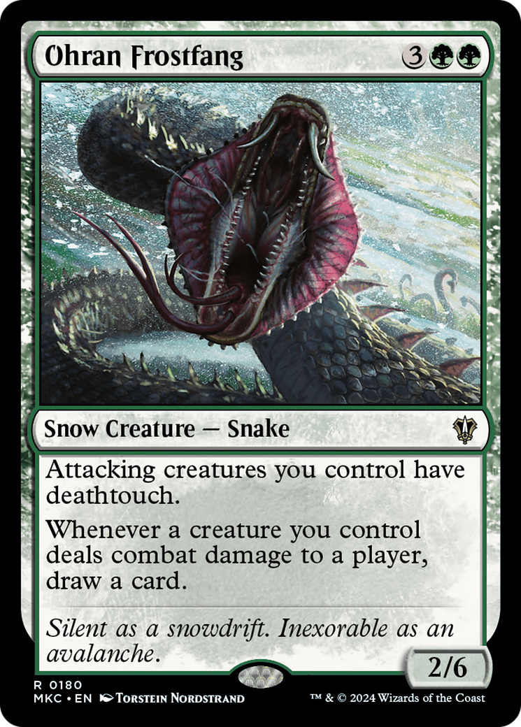 Magic: The Gathering - Ohran Frostfang - Murders at Karlov Manor Commander