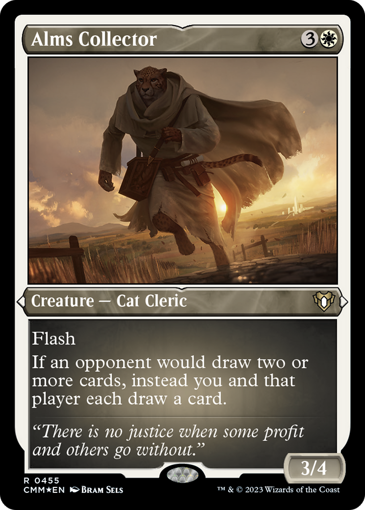 Magic: The Gathering - Alms Collector Foil - Commander Masters