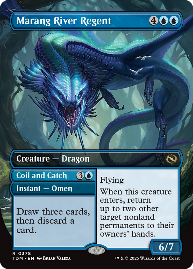 Magic: The Gathering - Marang River Regent // Coil and Catch - Tarkir: Dragonstorm