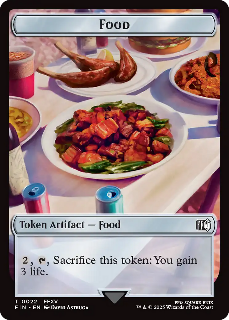 Magic: The Gathering - Food Token - Final Fantasy Tokens