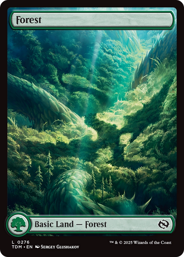 Magic: The Gathering - Forest #276 Foil - Tarkir: Dragonstorm
