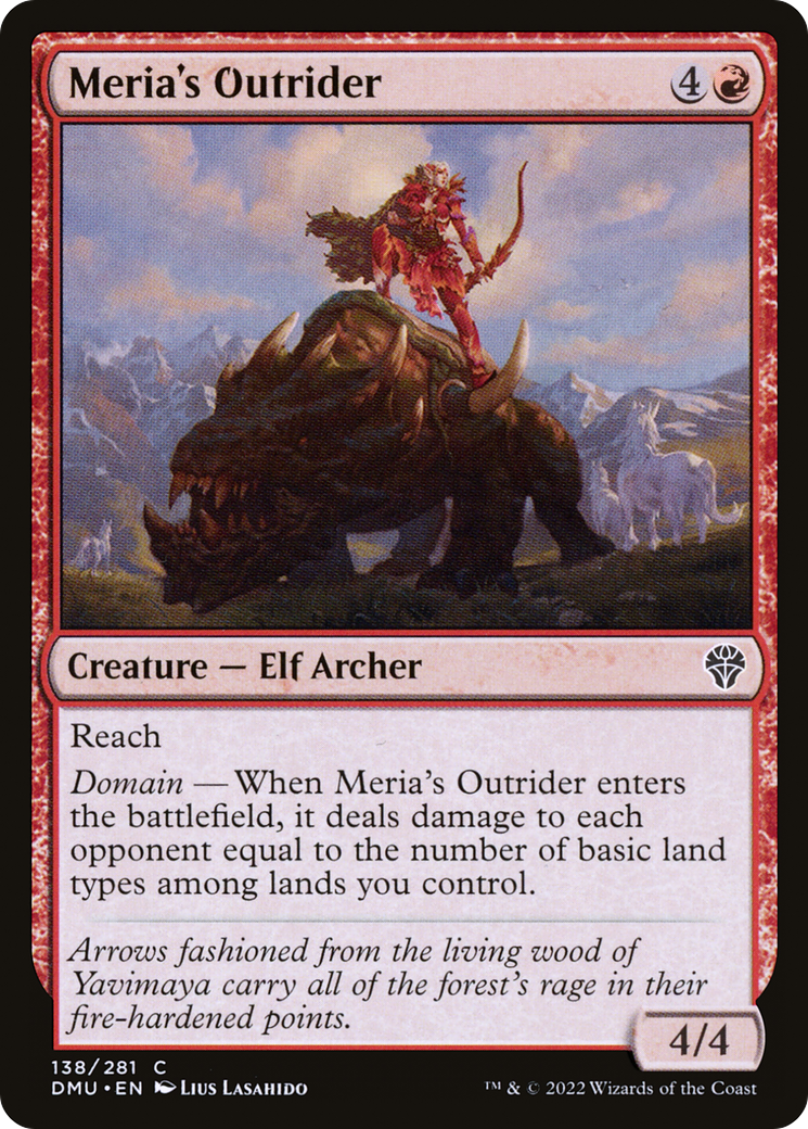 Magic: The Gathering - Meria's Outrider - Dominaria United