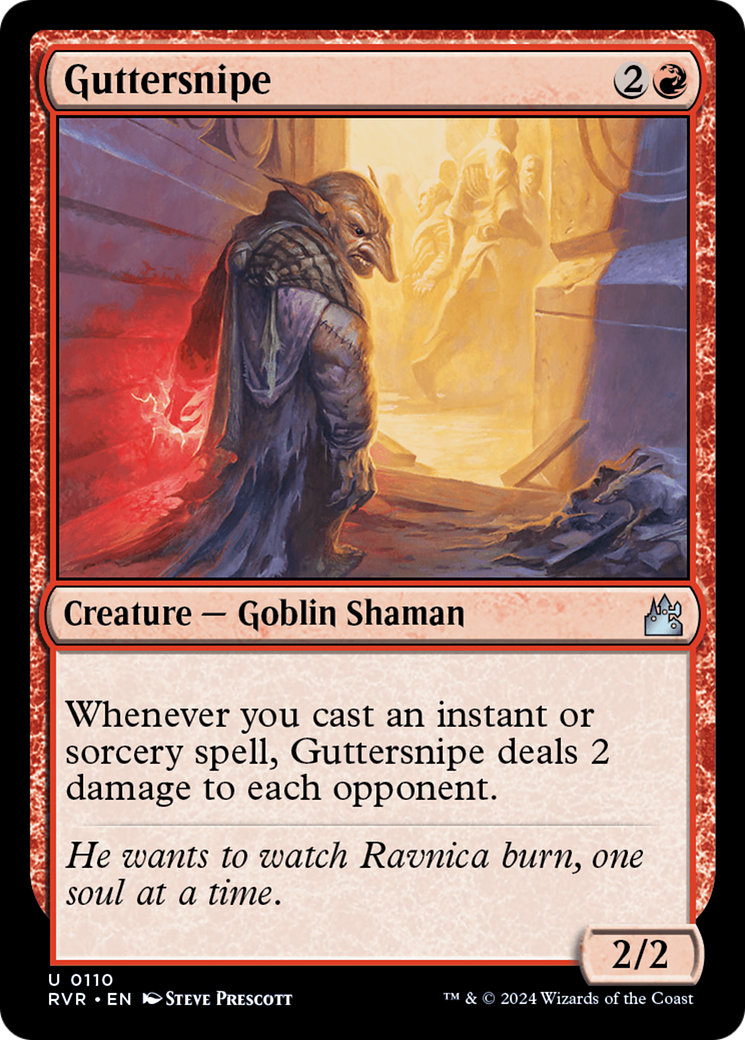 Magic: The Gathering - Guttersnipe Foil - Ravnica Remastered