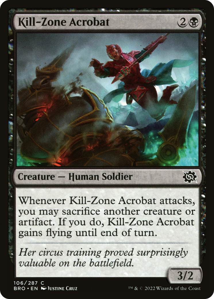 Magic: The Gathering - Kill-Zone Acrobat Foil - The Brothers' War