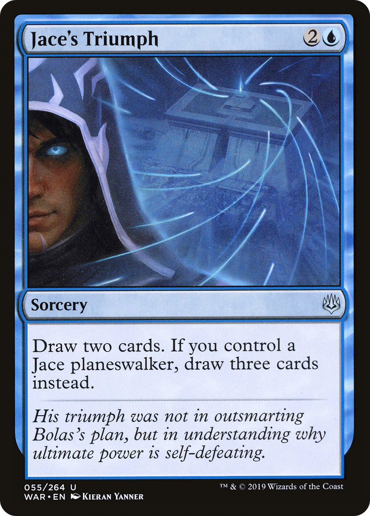 Magic: The Gathering - Jace's Triumph Foil - War of the Spark