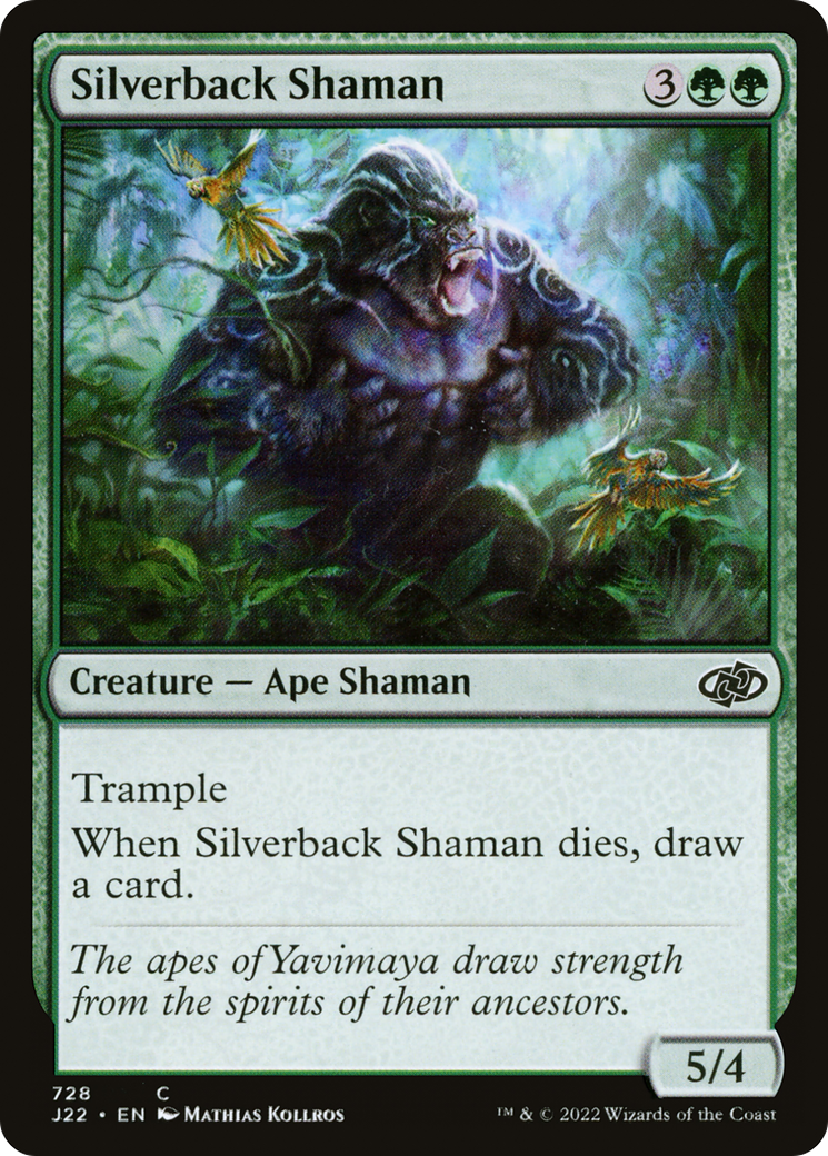 Magic: The Gathering - Silverback Shaman - Jumpstart 2022
