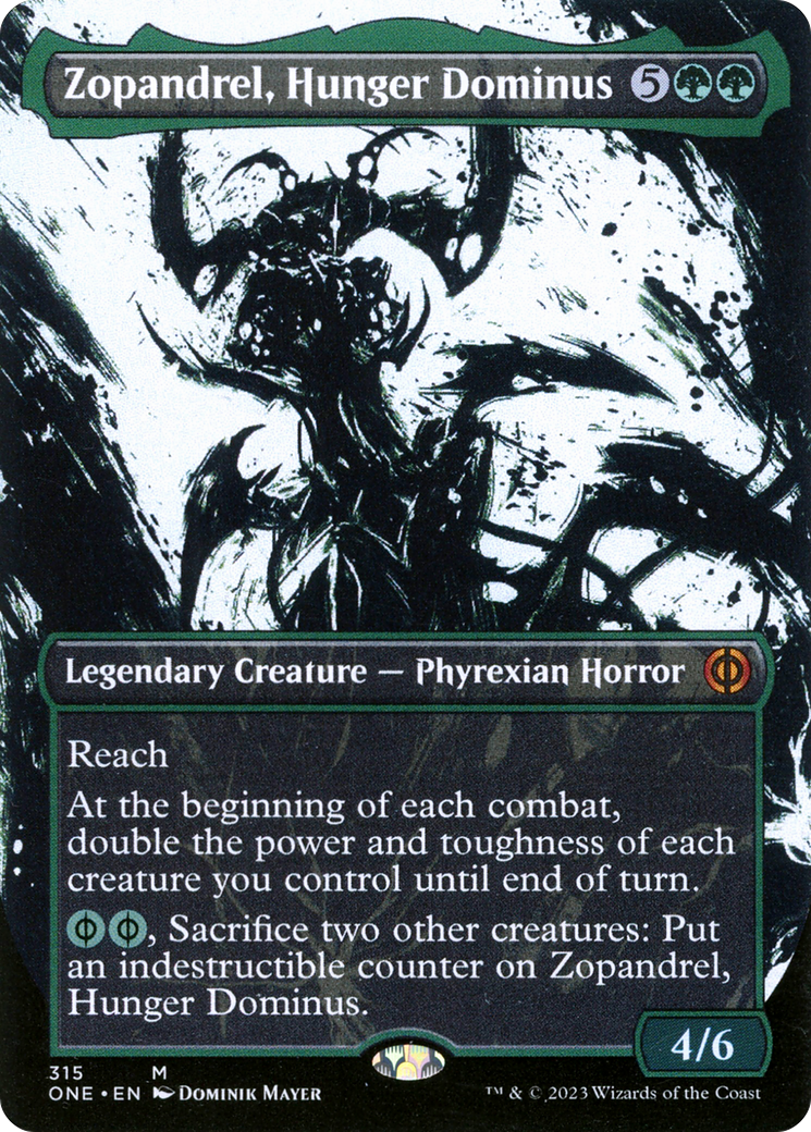 Magic: The Gathering - Zopandrel, Hunger Dominus Foil - Phyrexia: All Will Be One