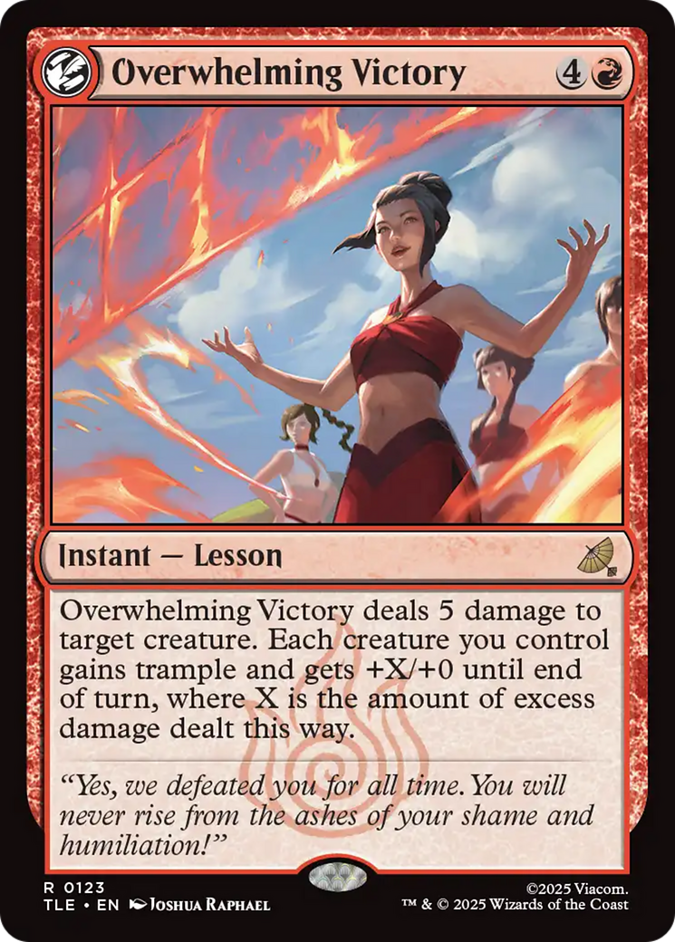 Magic: The Gathering - Overwhelming Victory - Avatar: The Last Airbender Eternal