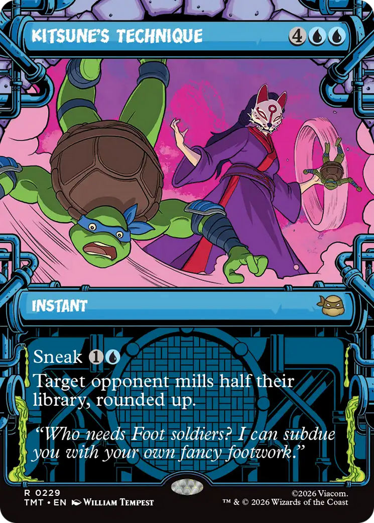 Magic: The Gathering - Kitsune's Technique Foil - Teenage Mutant Ninja Turtles