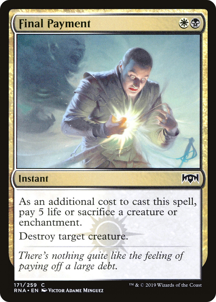 Magic: The Gathering - Final Payment Foil - Ravnica Allegiance