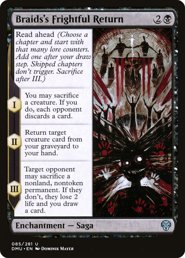 Magic: The Gathering - Braids's Frightful Return Foil - Dominaria United