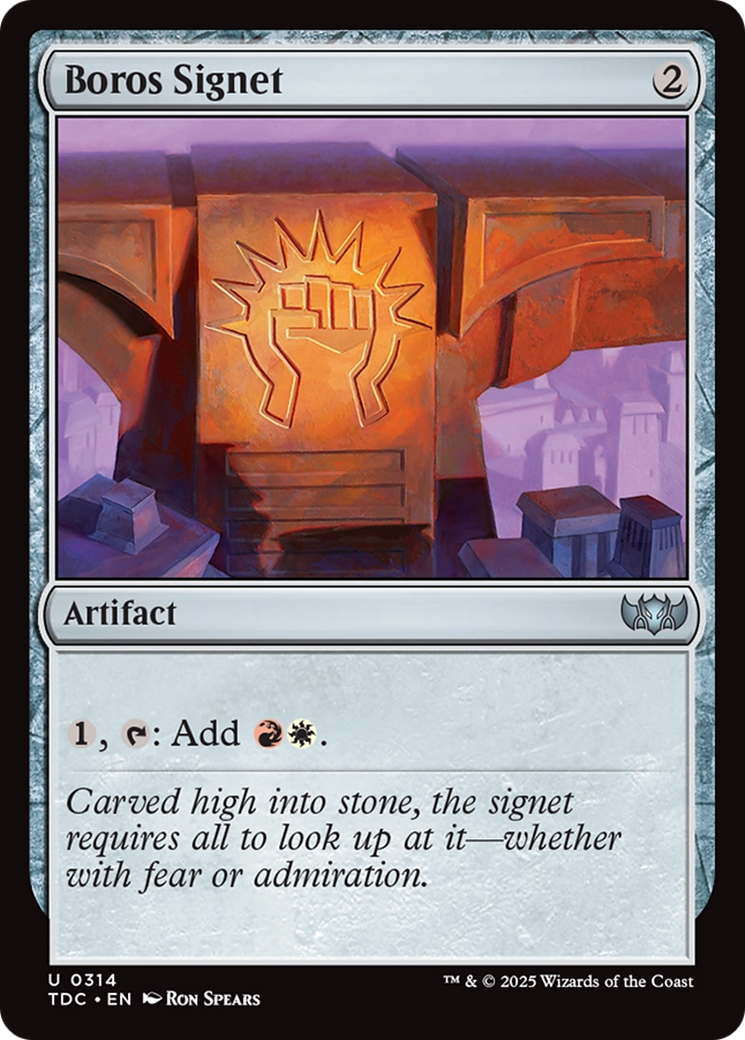 Magic: The Gathering - Boros Signet - Tarkir: Dragonstorm Commander