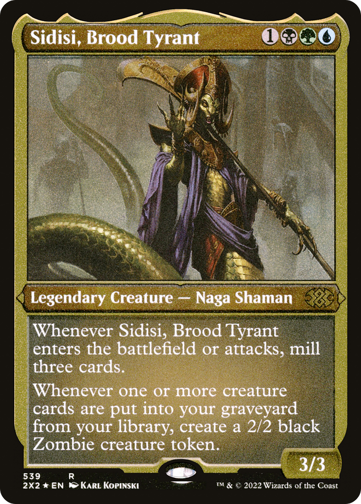 Magic: The Gathering - Sidisi, Brood Tyrant Foil - Double Masters 2022
