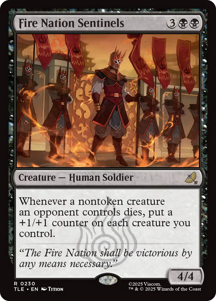Magic: The Gathering - Fire Nation Sentinels - Avatar: The Last Airbender Eternal