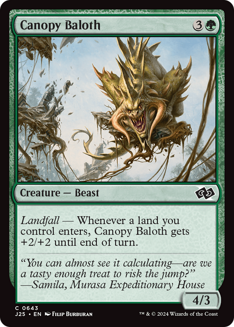 Magic: The Gathering - Canopy Baloth - Foundations Jumpstart