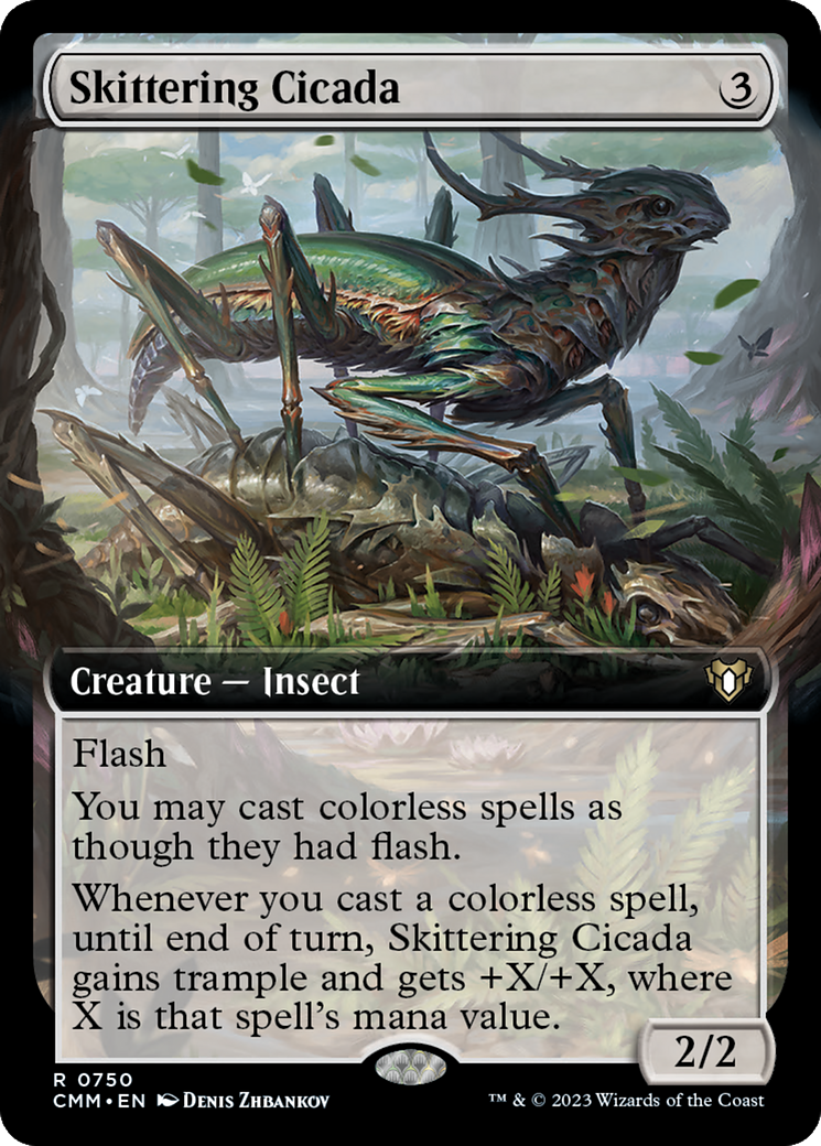 Magic: The Gathering - Skittering Cicada - Commander Masters