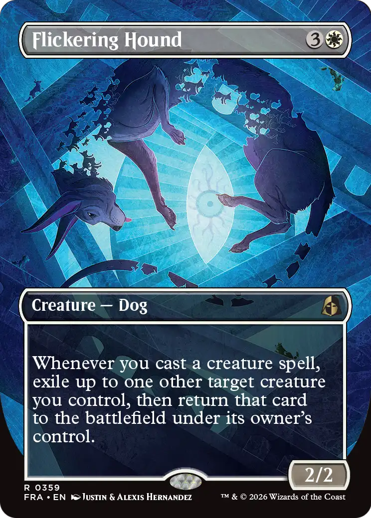 Magic: The Gathering - Flickering Hound - Reality Fracture