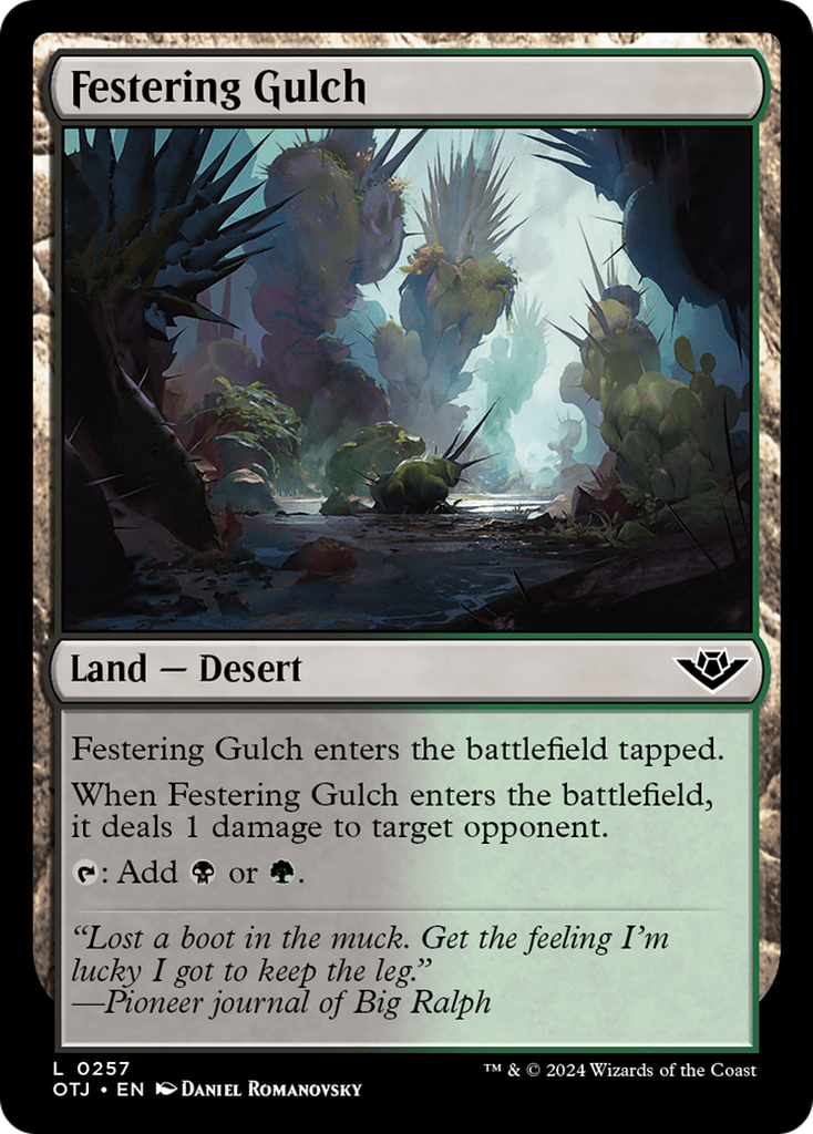 Magic: The Gathering - Festering Gulch - Outlaws of Thunder Junction