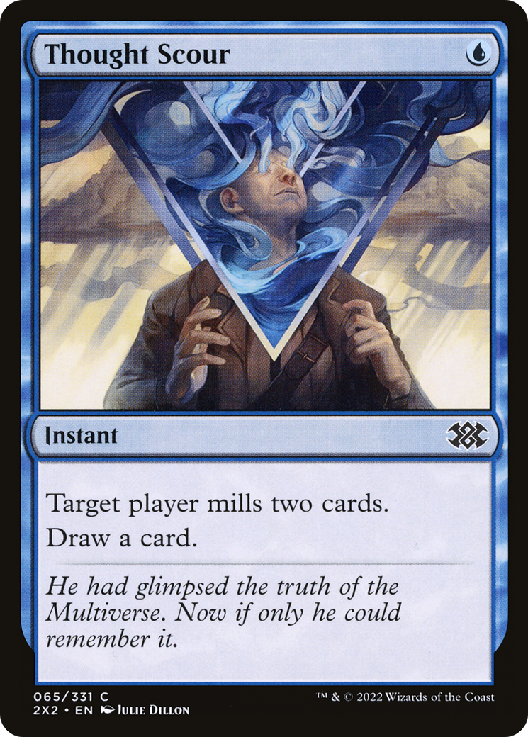 Magic: The Gathering - Thought Scour Foil - Double Masters 2022