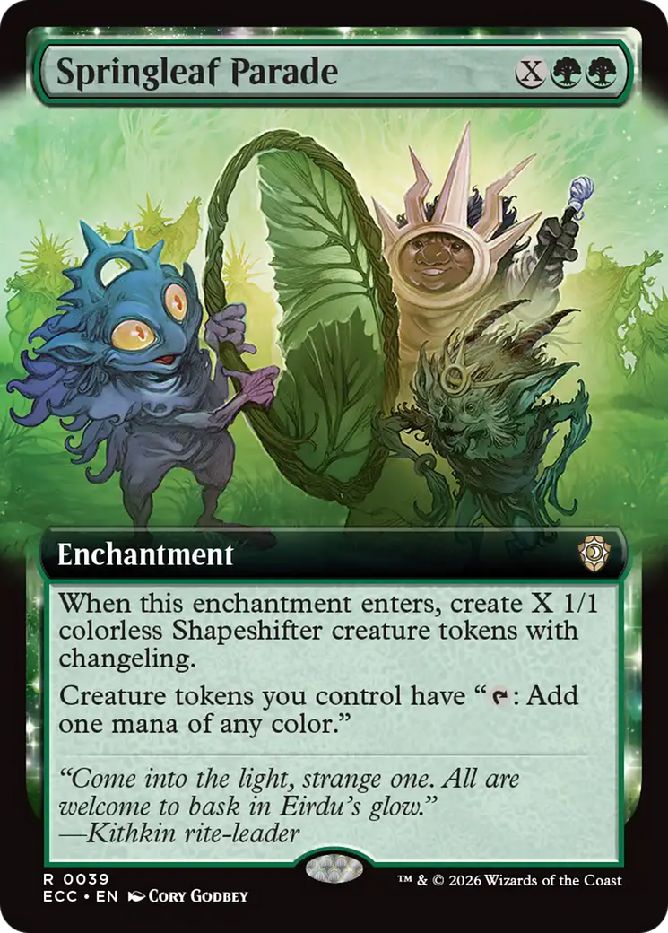 Magic: The Gathering - Springleaf Parade - Lorwyn Eclipsed Commander