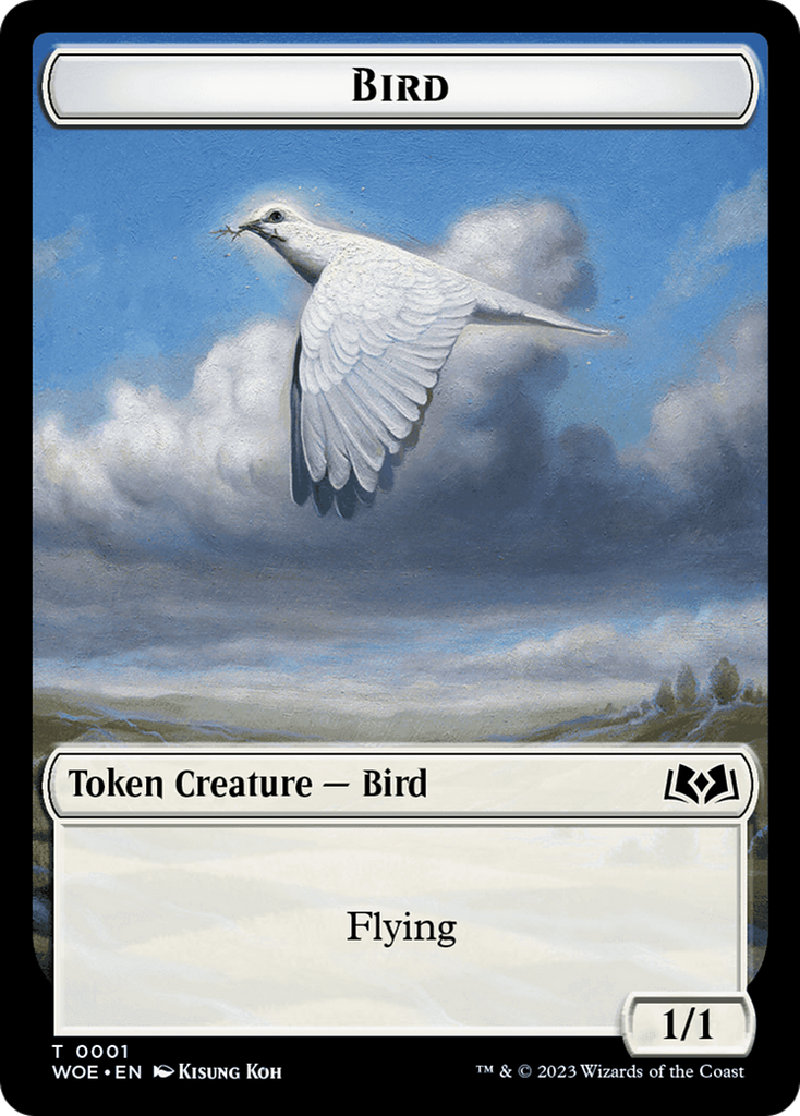 Magic: The Gathering - Bird Token - Wilds of Eldraine Tokens