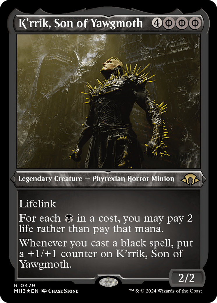 Magic: The Gathering - K'rrik, Son of Yawgmoth Foil - Modern Horizons 3
