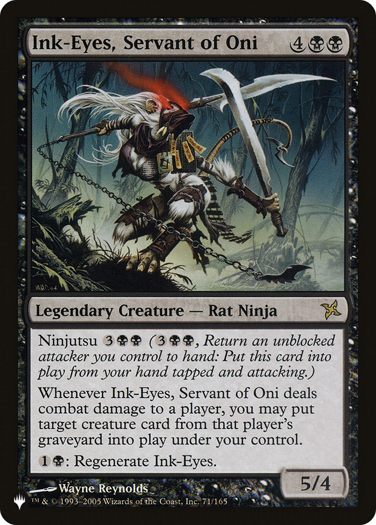 Magic: The Gathering - Ink-Eyes, Servant of Oni - The List