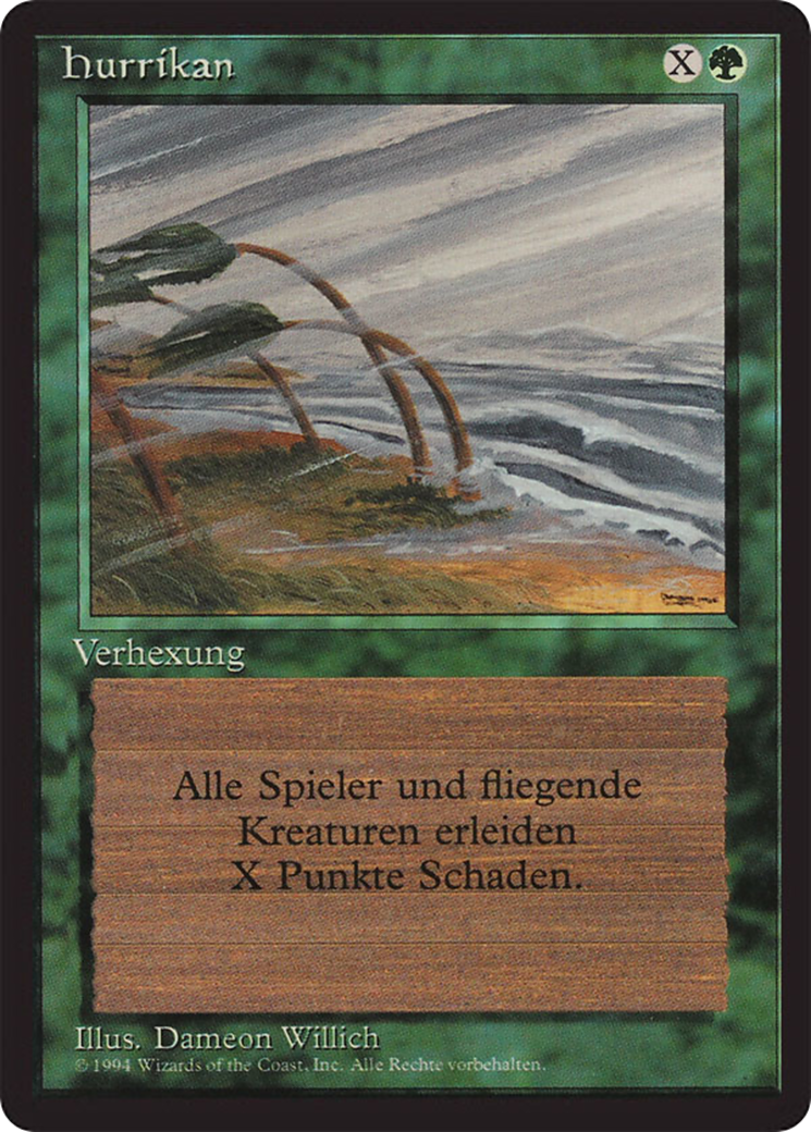 Magic: The Gathering - Hurrikan - Foreign Black Border