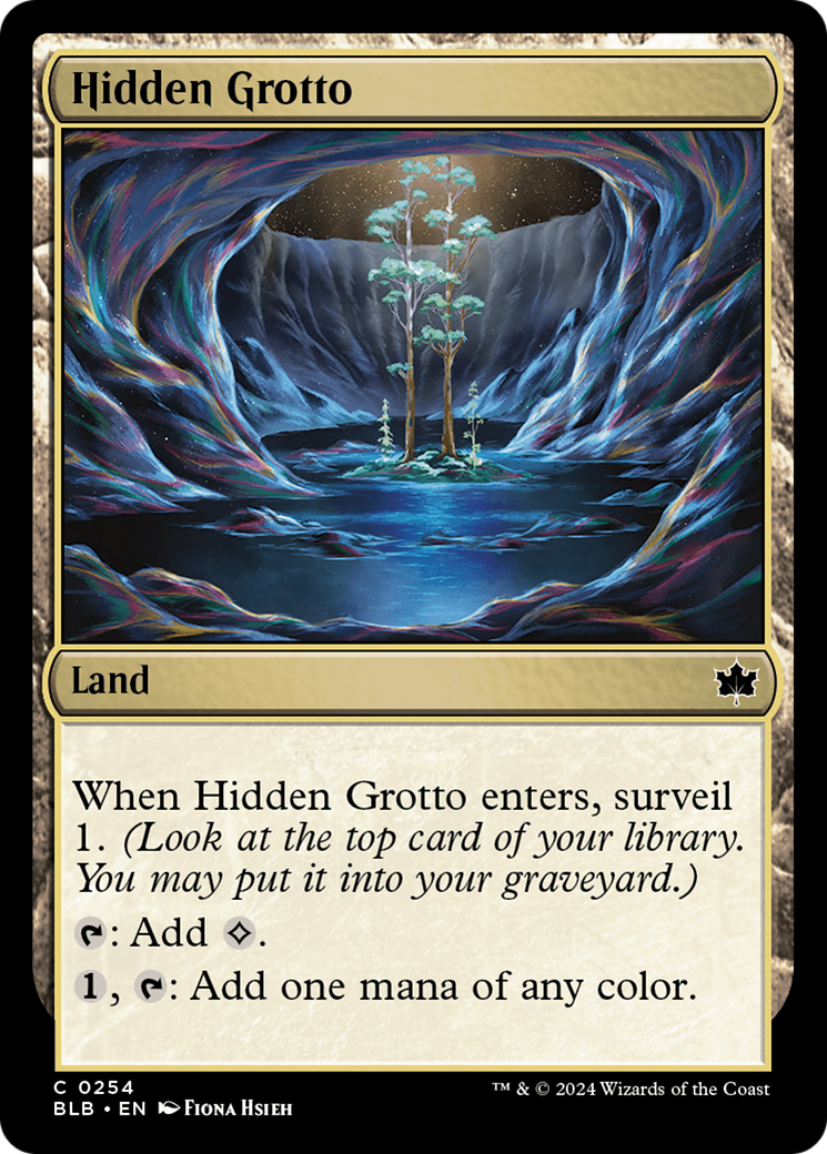 Magic: The Gathering - Hidden Grotto Foil - Bloomburrow
