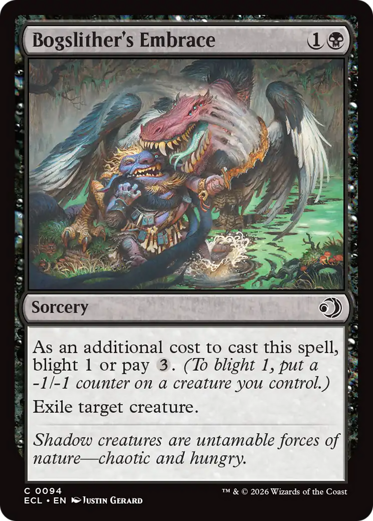 Magic: The Gathering - Bogslither's Embrace Foil - Lorwyn Eclipsed