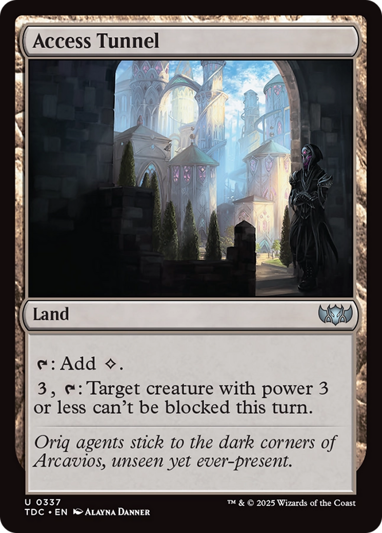 Magic: The Gathering - Access Tunnel - Tarkir: Dragonstorm Commander