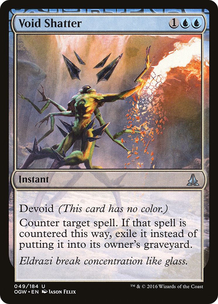 Magic: The Gathering - Void Shatter Foil - Oath of the Gatewatch