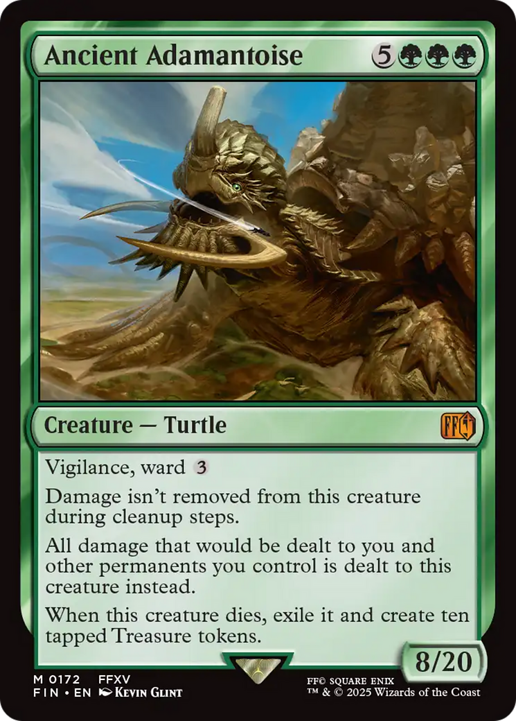 Magic: The Gathering - Ancient Adamantoise Foil - Final Fantasy