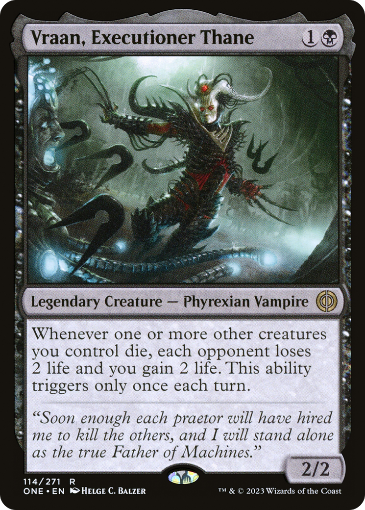 Magic: The Gathering - Vraan, Executioner Thane Foil - Phyrexia: All Will Be One