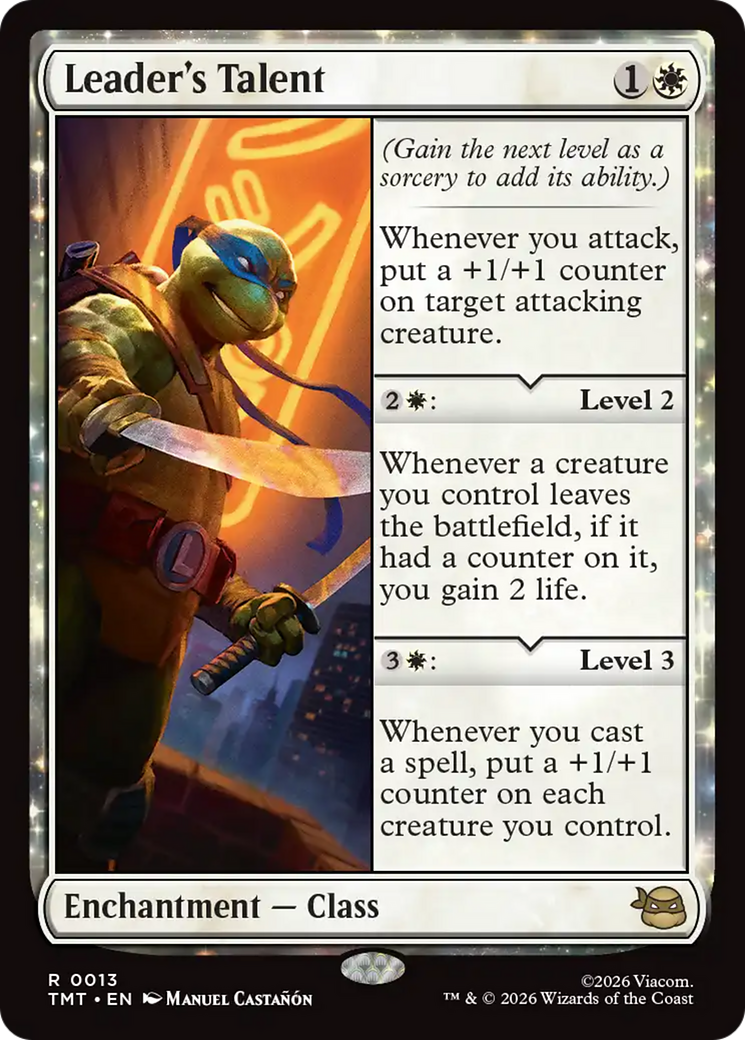 Magic: The Gathering - Leader's Talent Foil - Teenage Mutant Ninja Turtles