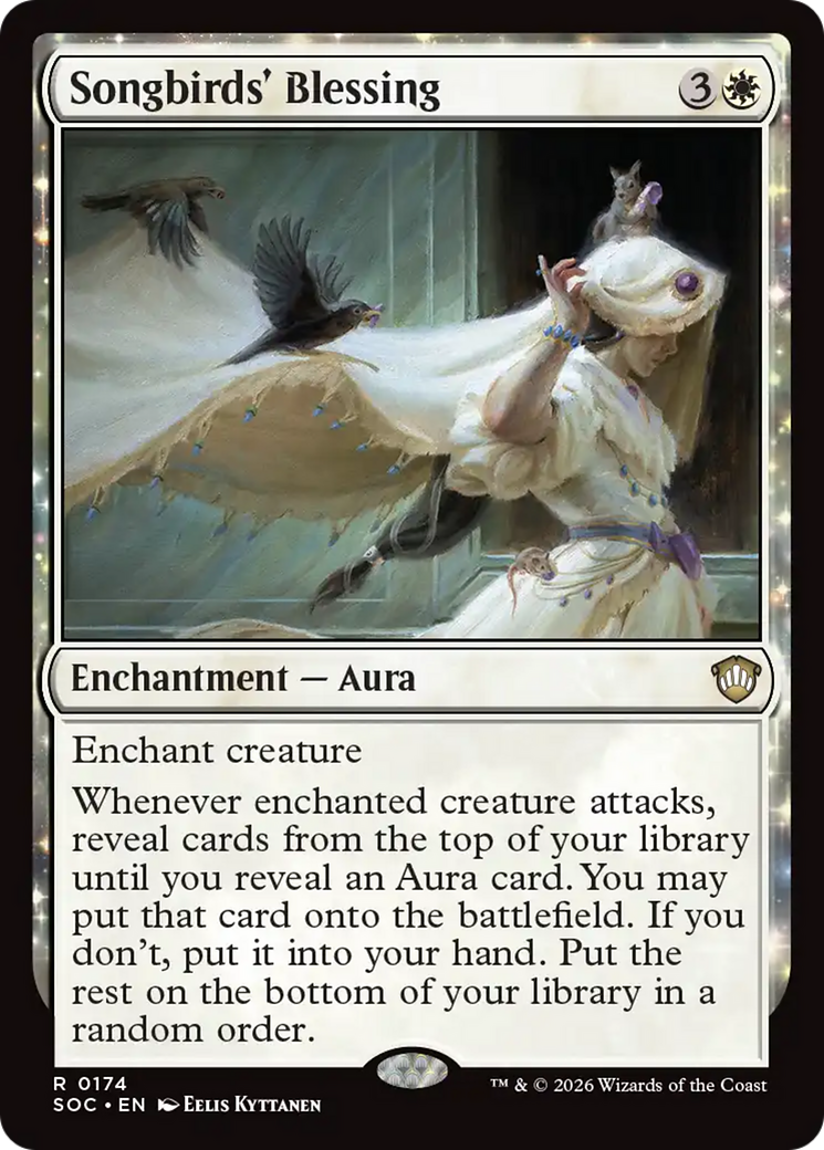 Magic: The Gathering - Songbirds' Blessing - Secrets of Strixhaven Commander