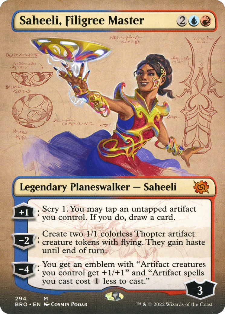 Magic: The Gathering - Saheeli, Filigree Master Foil - The Brothers' War
