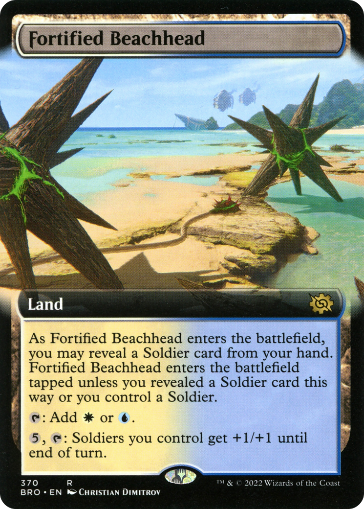Magic: The Gathering - Fortified Beachhead Foil - The Brothers' War