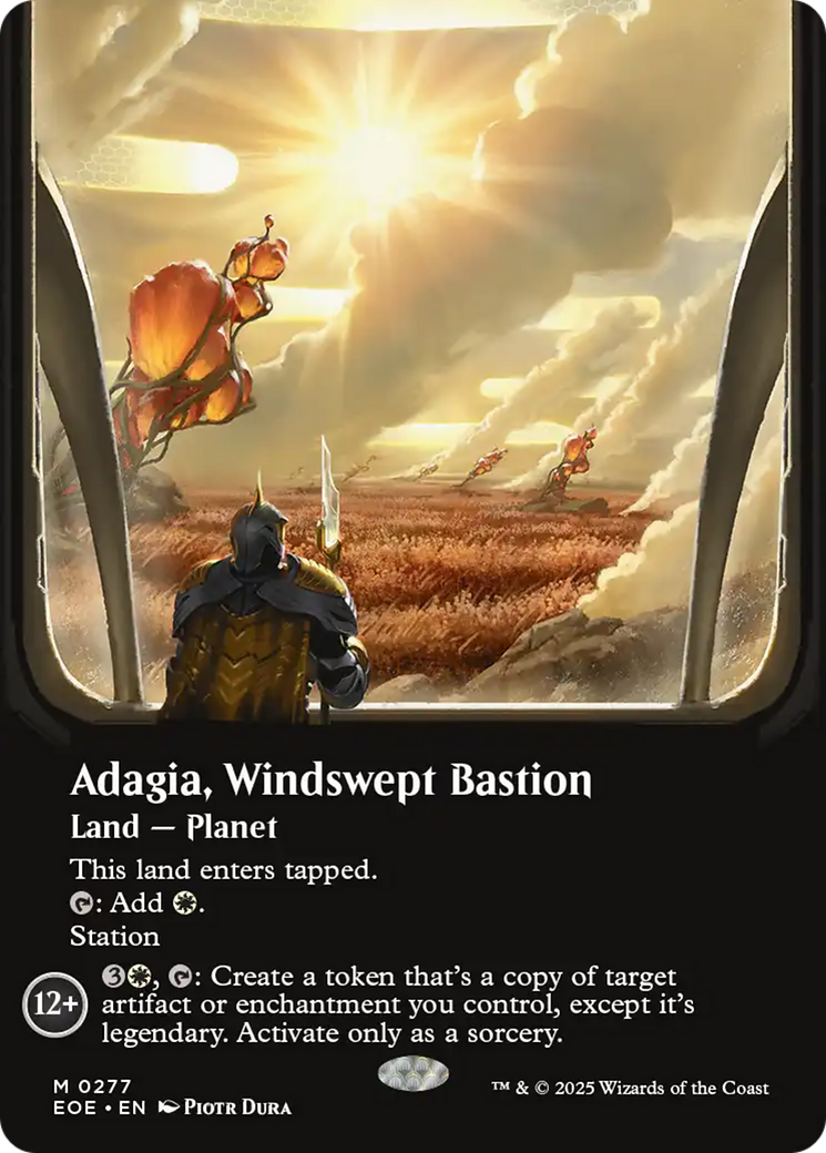 Magic: The Gathering - Adagia, Windswept Bastion Foil - Edge of Eternities