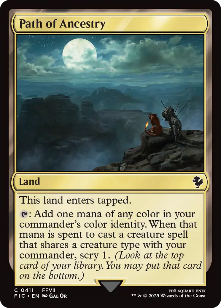 Magic: The Gathering - Path of Ancestry - Final Fantasy Commander