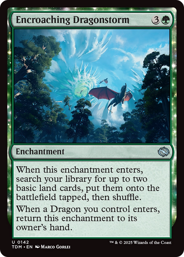 Magic: The Gathering - Encroaching Dragonstorm Foil - Tarkir: Dragonstorm