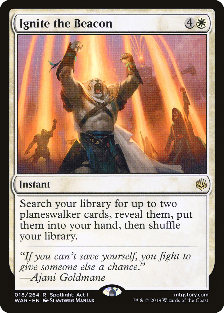 Magic: The Gathering - Ignite the Beacon Foil - War of the Spark